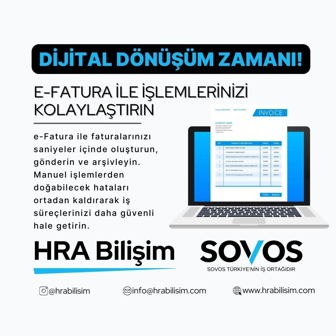 e-Fatura ile Dijital Dönüşüm: HRA Bilişim ile Geleceğe Adım Atın